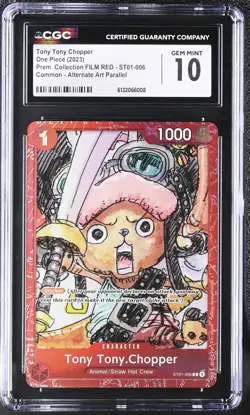 2023 Premium Coll. FILM RED #ST01-006 Tony Tony Chopper CGC 10 - Image 1
