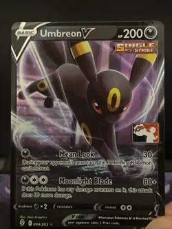 Pokemon Card Umbreon V 094/203 Play! Prize Pack Series 1 Near Mint - Image 2