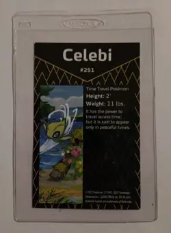 Celebi 251 Shining Fates Mini Tin Card - Image 2