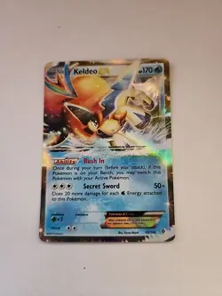 Keldeo EX 49/149 Boundaries Crossed Pokemon Card NEAR MINT NM - Image 1
