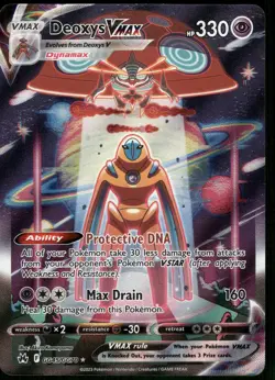 Pokemon Deoxys VMAX Ultra Rare SWSH: Crown Zenith: Galarian Gallery GG45/GG70 - Image 1
