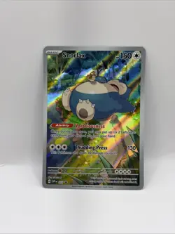 Pokemon 151 Snorlax SVP 051 Black Star ETB Promo Full Art Holo - Image 1