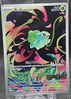 Bulbasaur Stamped Sealed Promo Box Topper Pokemon Mega Evolutions 133/132 - Image 1
