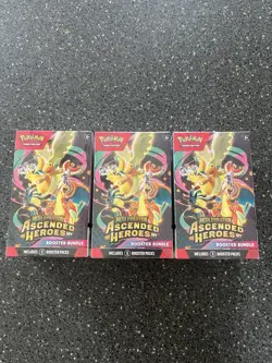 Pokemon TCG Ascended Heroes Booster Bundle ASC - NEW and SEALED - Lot of 3!!! - Image 1