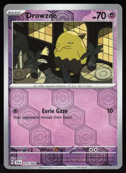 Drowzee 016/064 Common Shrouded Fable Pokemon Reverse Holo Near Mint - Image 1