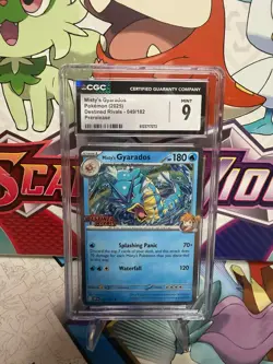 CGC 9 Misty's Gyarados 049/182 Stamped - Destined Rivals - Pokemon - SHIPS FAST - Image 1