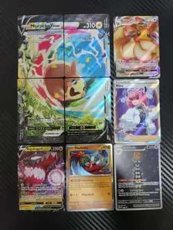 Pokemon English Promo 9 Card Lot NM Illustration Rare EX VMAX Evee V Union Klara - Image 1