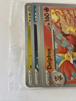 Chaos Rising STAFF Prerelease Promo Ampharos Crobat Delphox Goodr Sealed Pokemon - Image 2
