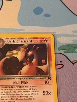 Pokemon Dark Charizard TCG Holo Rare Card 4/82 NM/Mint Condition - Image 4