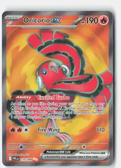 Oricorio ex ME02: Phantasmal Flames 110/094 Pokemon Card Holo - Image 1