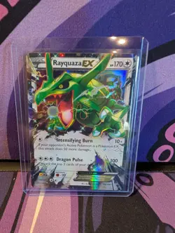 Pokemon XY Roaring Skies Rayquaza EX #75/108 Holo Rare - Image 1