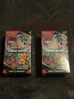 POKEMON Mega Evolution Chaos Rising Booster Bundle SEALED LOT of 2 PC - Image 1