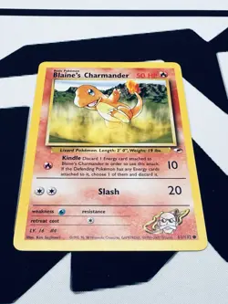 Blaine's Charmander 61/132 Gym Heroes Pokemon TCG - Image 3