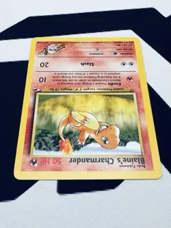 Blaine's Charmander 61/132 Gym Heroes Pokemon TCG - Image 4