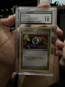 Pokemon: Ex Power Keepers Energy Switch Reverse Rev Holo #75 - Vintage Cgc 10!! - Image 2