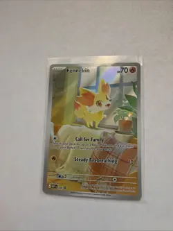 Pokemon Fennekin MEP 080 - Black Star Promo ME04: Chaos Rising ETB Promo (#5) - Image 1