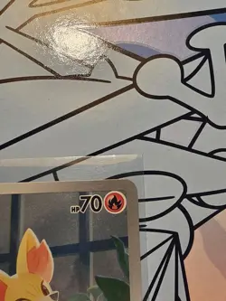 Fennekin #80 Chaos Rising Pokemon Center ETB stamped promo stamp - Image 5