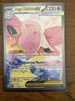 Pokemon TCG Card Mega Clefable Ex 119/088 SIR PERFECT ORDER English Version - Image 1