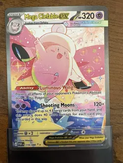 Pokemon TCG Card Mega Clefable Ex 119/088 SIR PERFECT ORDER English Version - Image 2