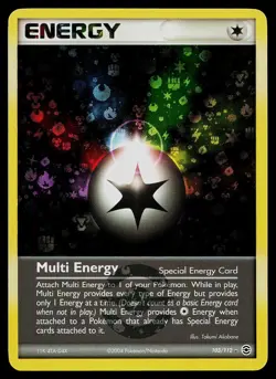 Pokemon Card - Multi Energy FireRed & LeafGreen 103/112 Reverse Holo Rare - Image 1