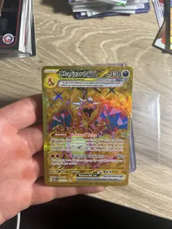 Pokemon Charizard ex Gold Hyper Rare 228/197 Obsidian Flames Full Art NM - Image 1