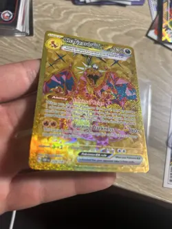 Pokemon Charizard ex Gold Hyper Rare 228/197 Obsidian Flames Full Art NM - Image 4