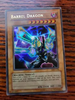EXC - Yu-Gi-Oh! TCG Barrel Dragon Metal Raiders MRD-126 Unlimited Ultra Rare - Image 1