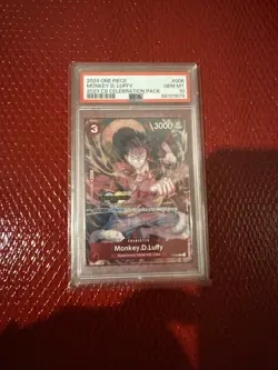 2024 ONE PIECE CHAMPIONSHIP 2023 CELEBRATION PACK #006 MONKEY D. LUFFY PSA 10 - Image 1