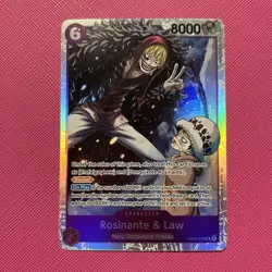 Rosinante & Law EB04-038 Holo One Piece Card Game TCG Near Mint - Image 1