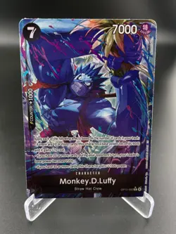 Monkey.D.Luffy (Alternate Art) OP15-092 Adventure on Kami's Island One Piece NM - Image 1