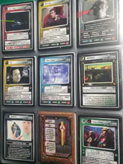 Star Trek CCG Promo Card Lot Enhanced Premiere First Contact Fajo OTSD & More - Image 1
