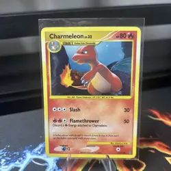 Pokemon TCG English Card Stormfront Charmeleon 102/100 Secret Rare Holo - Image 1