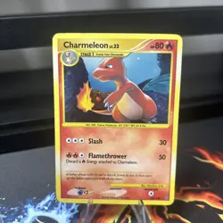 Pokemon TCG English Card Stormfront Charmeleon 102/100 Secret Rare Holo - Image 3