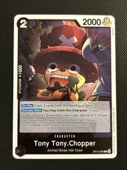 Tony Tony Chopper OP15-085 R Adventure on KAMI's Island ONE PIECE Card English - Image 1