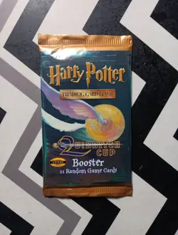 Harry Potter Quidditch Cup Trading Card Game (1) Booster Pack 2001 SEALED - Image 1