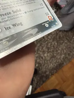 SWIRL Rocket's Articuno ex 🖤❄ 96/109 Ex Team Rocket Returns Pokemon Card - Image 2