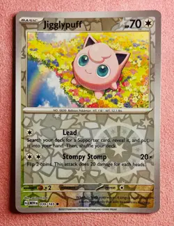 Jigglypuff 039/165 | 151 MEW EN | 2023 Pokemon Card TCG Reverse Holo | NM - Image 1