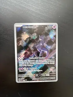 Mewtwo 151 Premium Collection promo card 52 near mint condition - Image 1