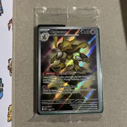 Pokemon: Alakazam MEP 009 Mega Evolution ETB Black Star Promo Card SEALED - Image 1