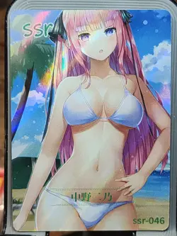 New Jieyi Girl Goddess Story Anime Waifu Card Holo Foil Thick Maiden SSR SSR-046 - Image 1