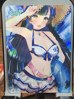 New Jieyi Girl Goddess Story Anime Waifu Card Holo Foil Thick Maiden SSR SSR-018 - Image 1