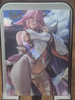 Extravagant Feast Card Anime Waifu Goddess Story SSR Yae Miko - Image 1