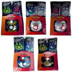 Pokemon Trading Card Game: Poke Ball + Two Mini Tins, Factory Sealed - Image 1