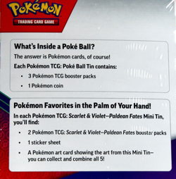 Pokemon Trading Card Game: Poke Ball + Two Mini Tins, Factory Sealed - Image 2