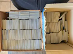 Large Mixed Collectible Card Game Cards Standard Size Card Stock in Boxes - Image 1