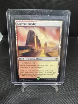 MTG Magic the Gathering Sacred Foundry (256/426) Edge of Eternities LP - Image 1