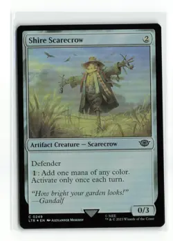 SHIRE SCARECROW 0249 FOIL LORD OF THE RINGS MTG NM - Image 1