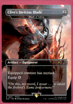 CLIVE’S INVICTUS BLADE - BLADE OF SELVES SECRET LAIR DROP EQUIPMENT LP MTG 1864 - Image 1