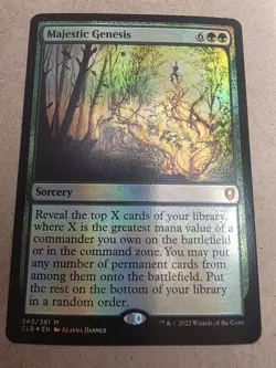 Majestic Genesis - Foil - Commander Legends: Battle for Baldur's Gate - Mtg - Image 1