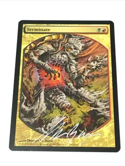 1x Terminate (Signed) - Magic Player Rewards - MTG - Image 4